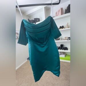 JJs House teal green dress